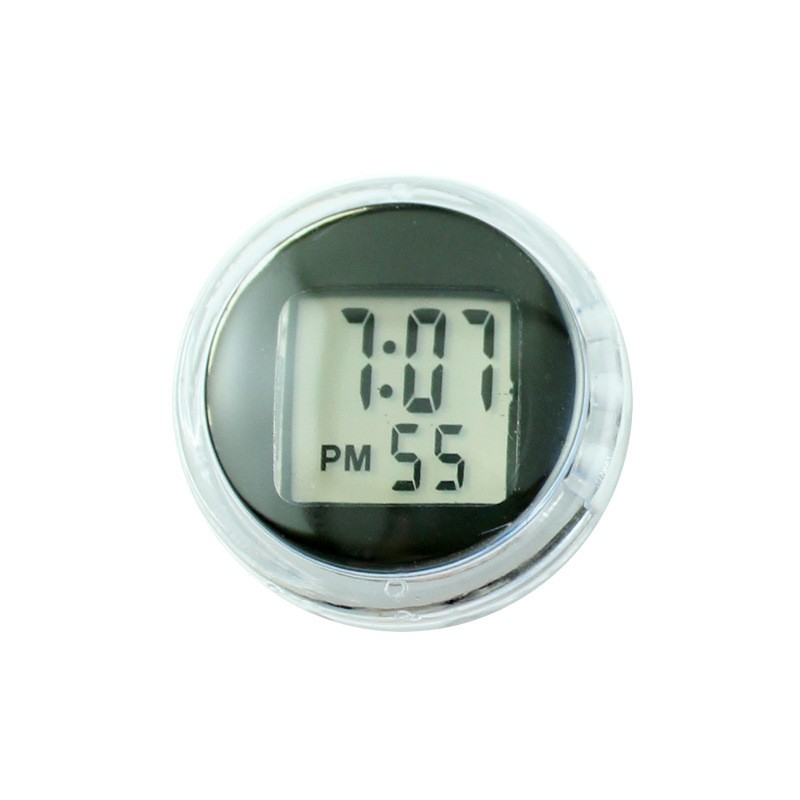 Waterproof Mini Clock & Thermometer for Car & Motorcycle – LED Display