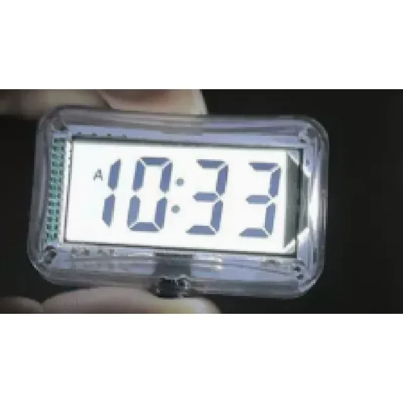 Waterproof Mini Clock & Thermometer for Car & Motorcycle – LED Display
