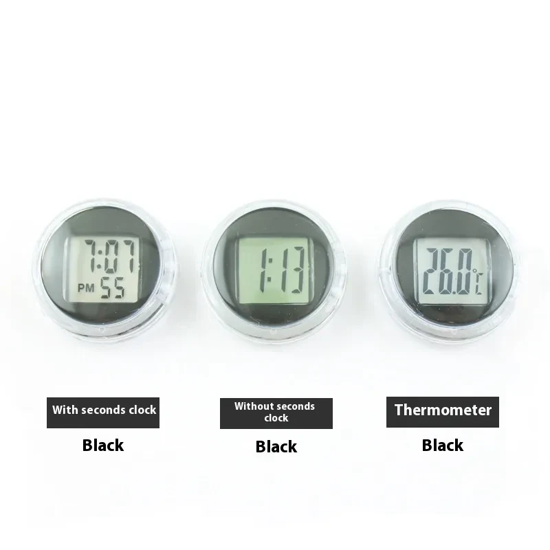 Waterproof Mini Clock & Thermometer for Car & Motorcycle – LED Display