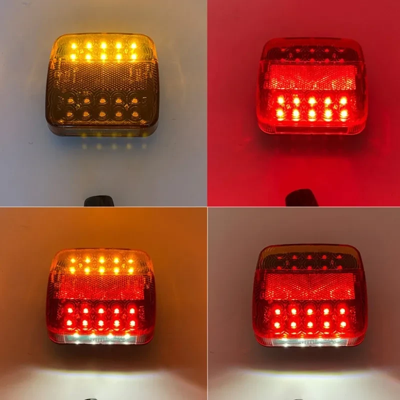 Wireless Trailer LED Taillights – Magnetic Base, USB Rechargeable