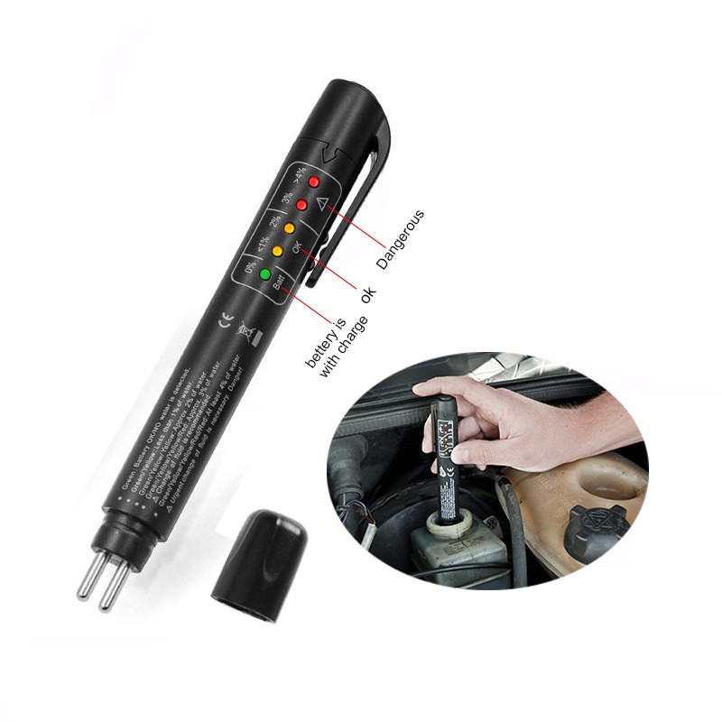 Car Brake Fluid Tester Pen – Battery Powered Oil Quality Detector