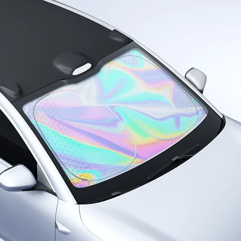 Laser Car Windshield Sun Shade – Heat Insulation UV Protector