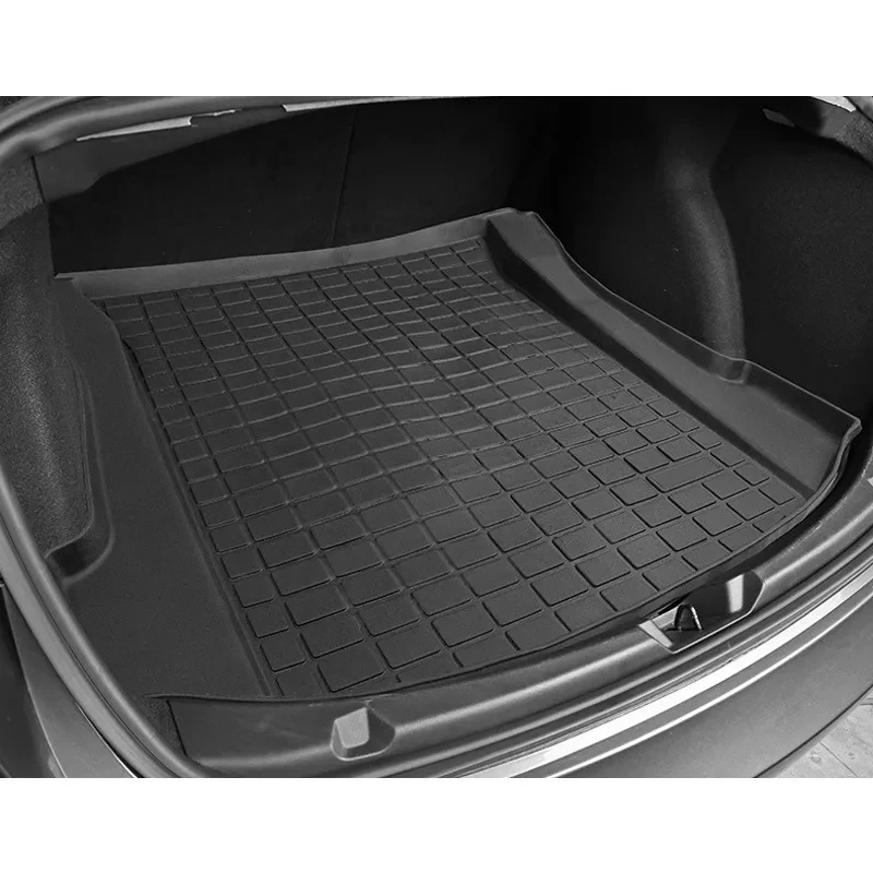 Tesla Model 3 TPE Trunk Mats – Waterproof Rear & Front Cargo Liners