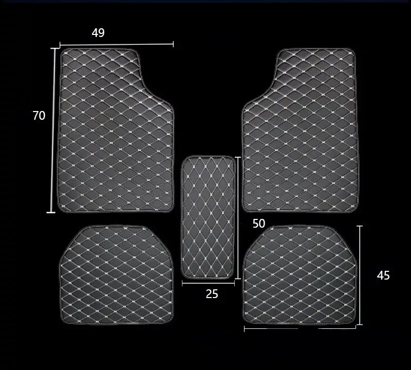 Universal Leather Quilted Right Rudder Foot Pad β Full Surround
