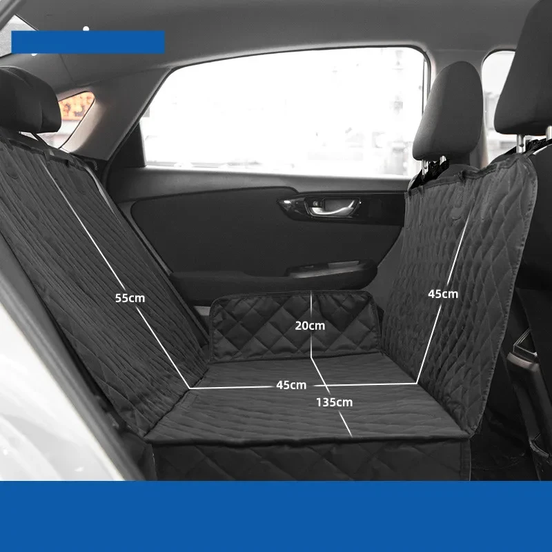 Waterproof Dog Car Seat Cover for Suzuki SX4 S-Cross – Back Seat Protector with Side Flaps