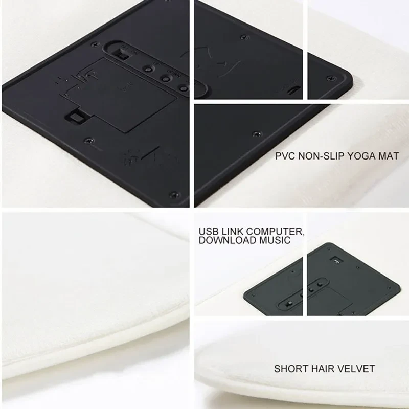 Carpet Alarm Clock with LED Display & Custom Music β Step to Stop