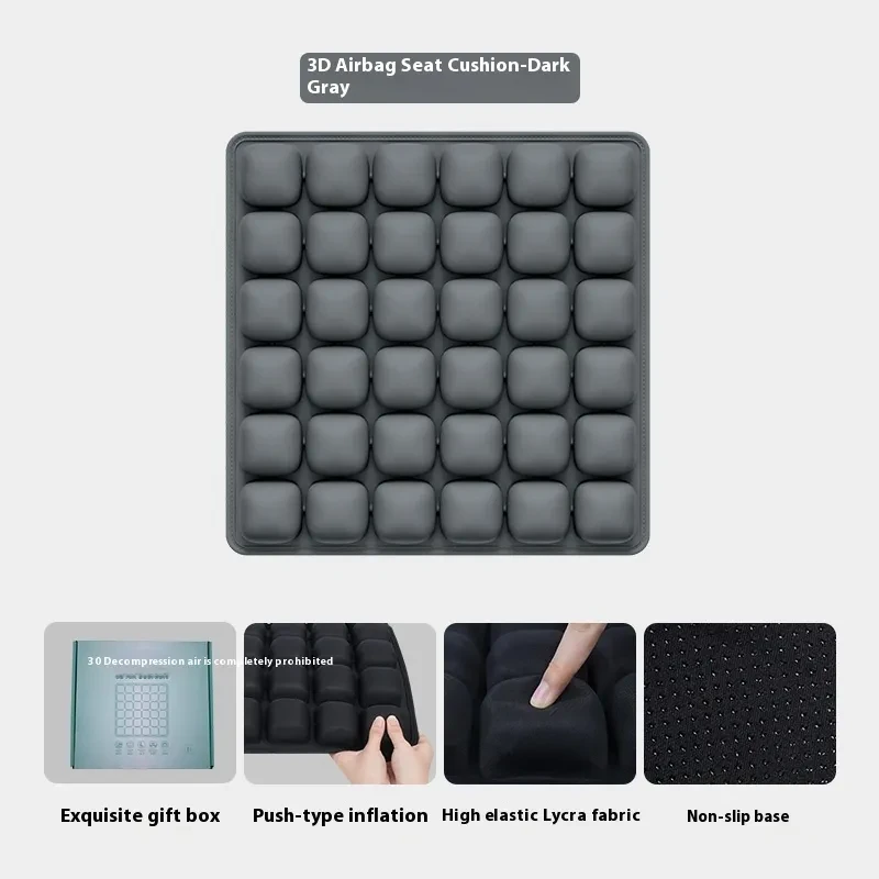 3D Air Cushion for Car & Wheelchair – Breathable, Anti-Pressure Pad