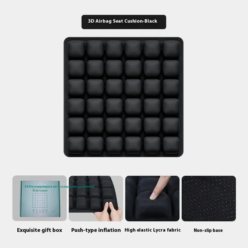 3D Air Cushion for Car & Wheelchair – Breathable, Anti-Pressure Pad