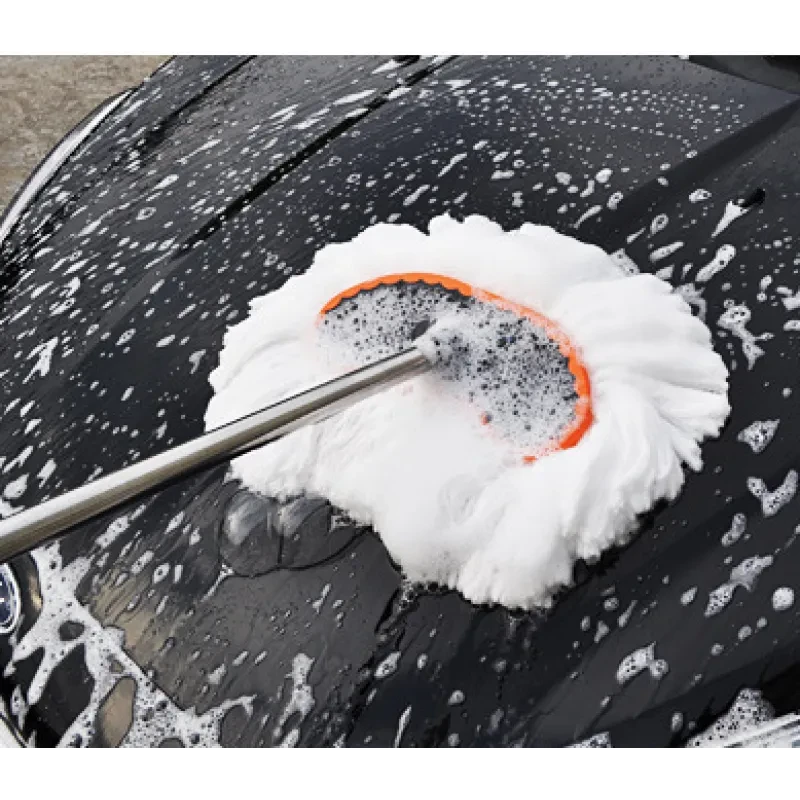 Soft Car Wash Mop – Telescopic Lint-Free Brush for Scratch-Free Cleaning