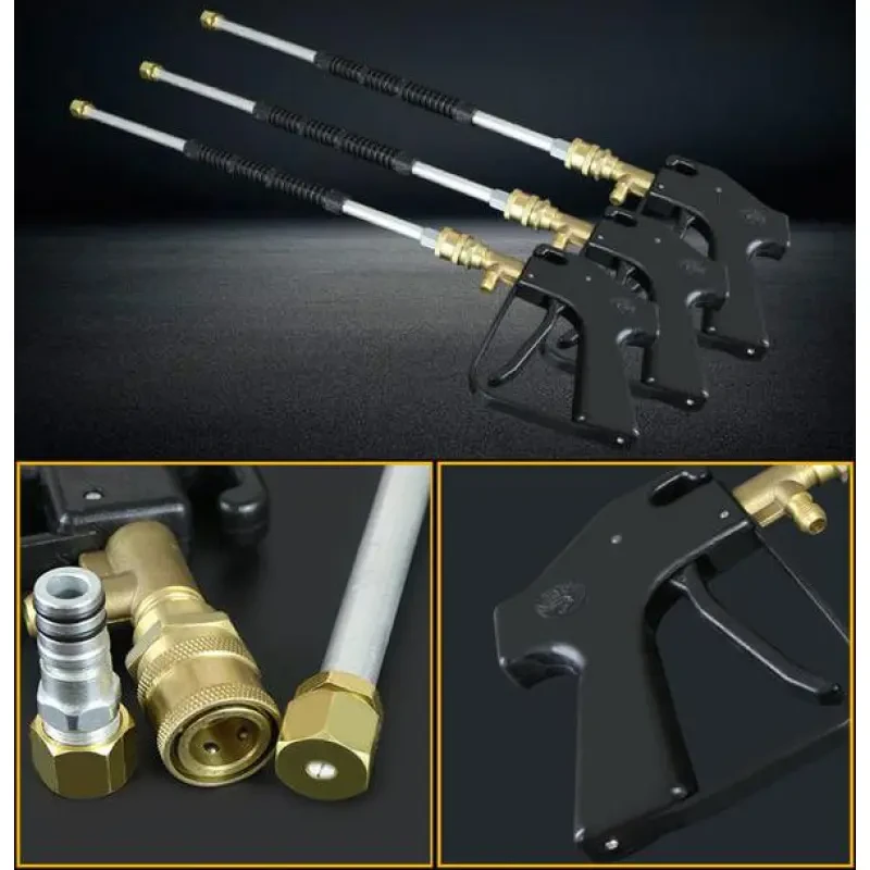 High-Pressure Copper Water Gun β Long Nozzle for Car & Garden Use