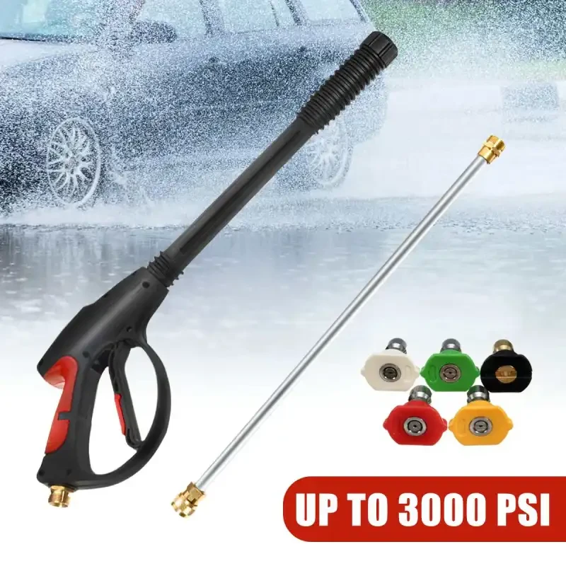 4000PSI M22 Power Washer Gun β Copper Nozzle + Extension Rod