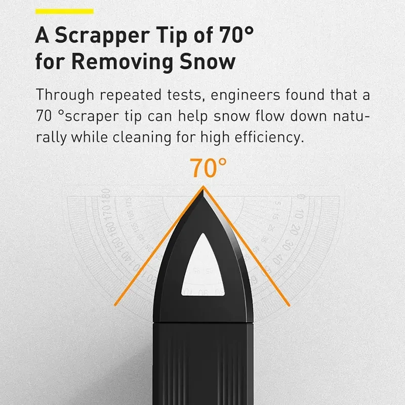 Multifunctional Car Snow Scraper – Deicing Tool for Glass & Windows