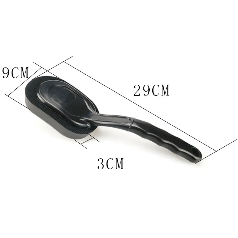 Long Handle Tire Wax Brush – Car Detailing Sponge Tool for Easy Waxing