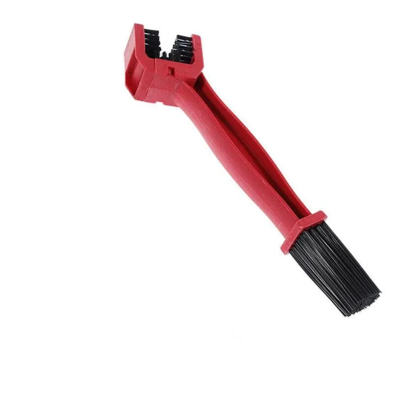 Dual-End Chain Cleaning Brush for Motorcycle & Bicycle Maintenance