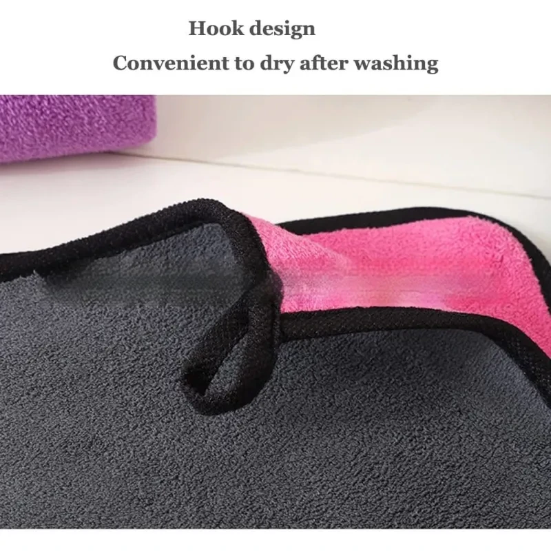 5-Piece Thick Coral Fleece Car Wipes – Ultra Absorbent Cleaning Towels