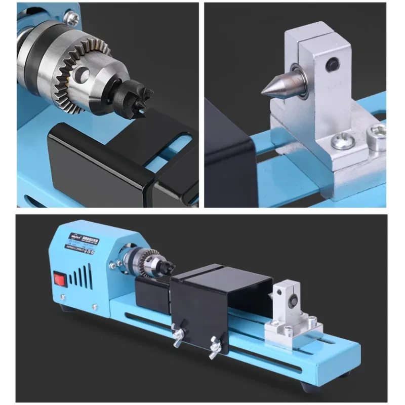 Mini Woodworking Lathe – 150W Electric DIY Grinding & Cutting Tool