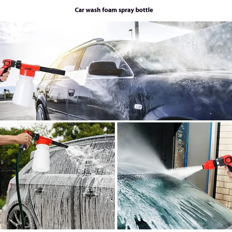 MorTime 35-Piece Car Wash Kit – Foam Gun, Brushes, Towels & Tools