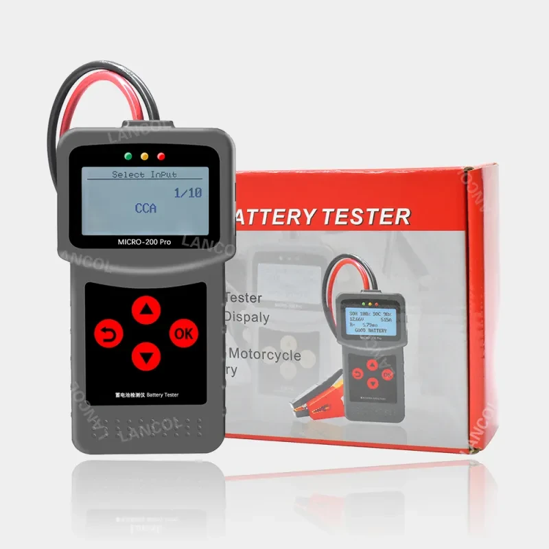 Micro200Pro 12V Car Battery Tester β Start & Charge System Analyzer