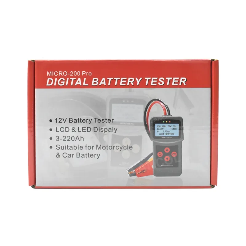 Micro200Pro 12V Car Battery Tester β Start & Charge System Analyzer