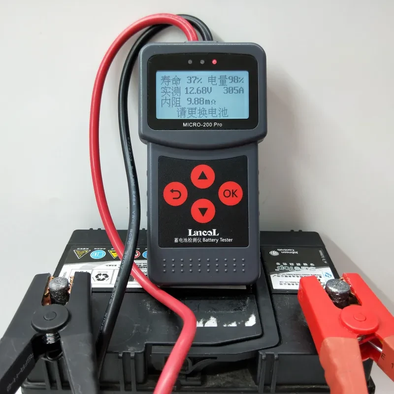 Micro200Pro 12V Car Battery Tester β Start & Charge System Analyzer