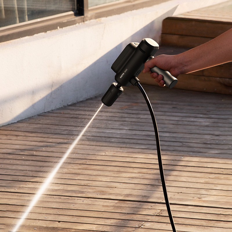 AquaForce Foldable Electric Car Washer – 130W Cordless Pressure Cleaner