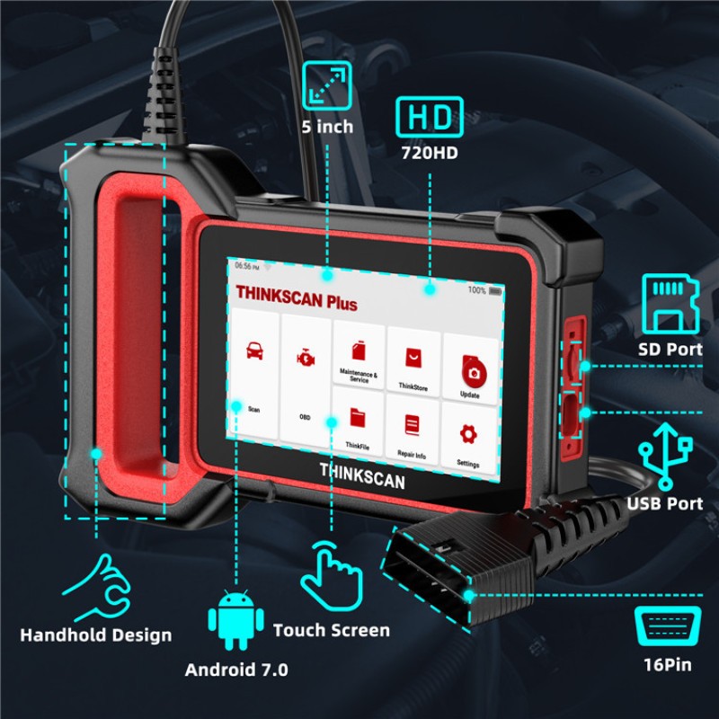Thinkcar S2 Car Scanner – ABS SRS ECM Diagnostic Tool