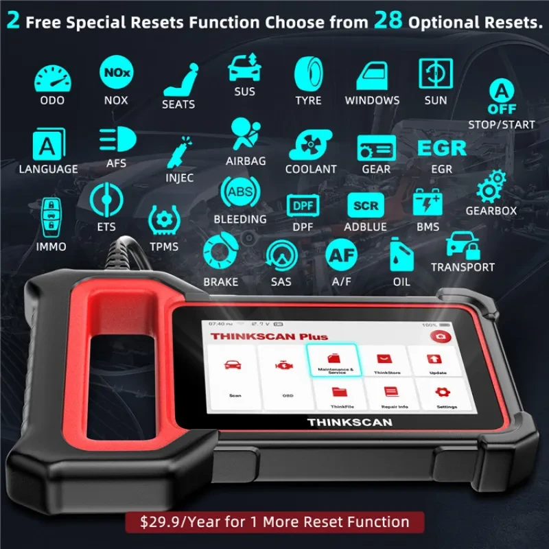 Thinkcar S2 Car Scanner – ABS SRS ECM Diagnostic Tool