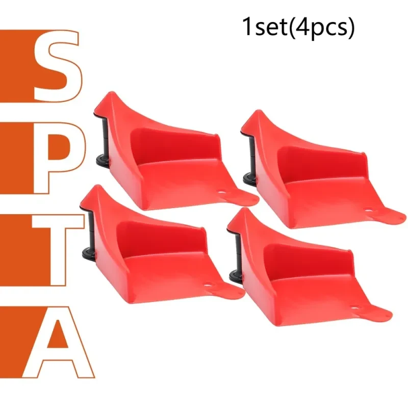 Portable Non-Slip Car Tire Stop Blocks – 4pcs Durable Parking Ramp