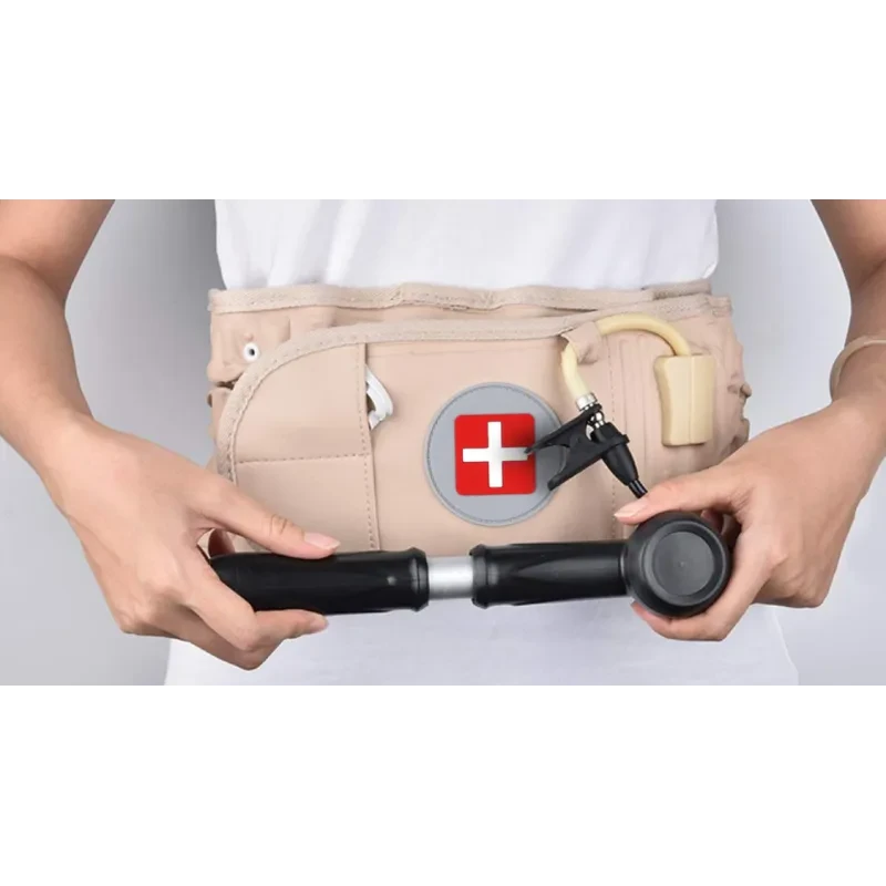 Lumbar Air Traction Belt – Magnetic Back Support & Pain Relief