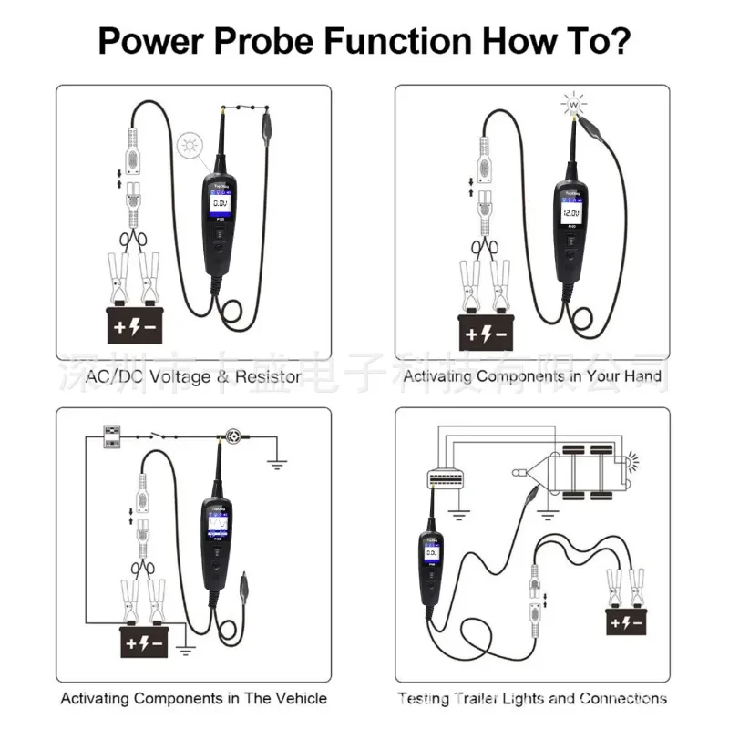 HNXNR P100 Power Probe Circuit Tester β Automotive Diagnostic Tool