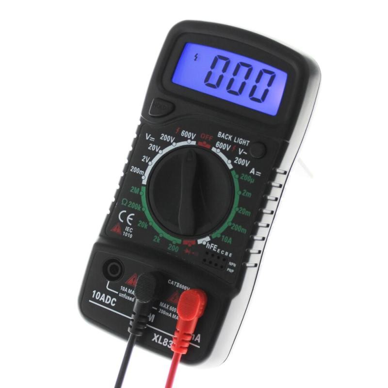 XL830L Digital Multimeter – Handheld Universal Meter for AC/DC Tests