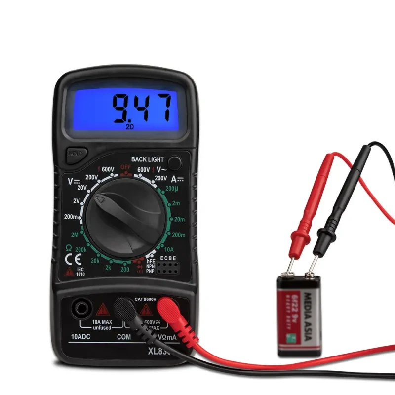 XL830L Digital Multimeter – Handheld Universal Meter for AC/DC Tests