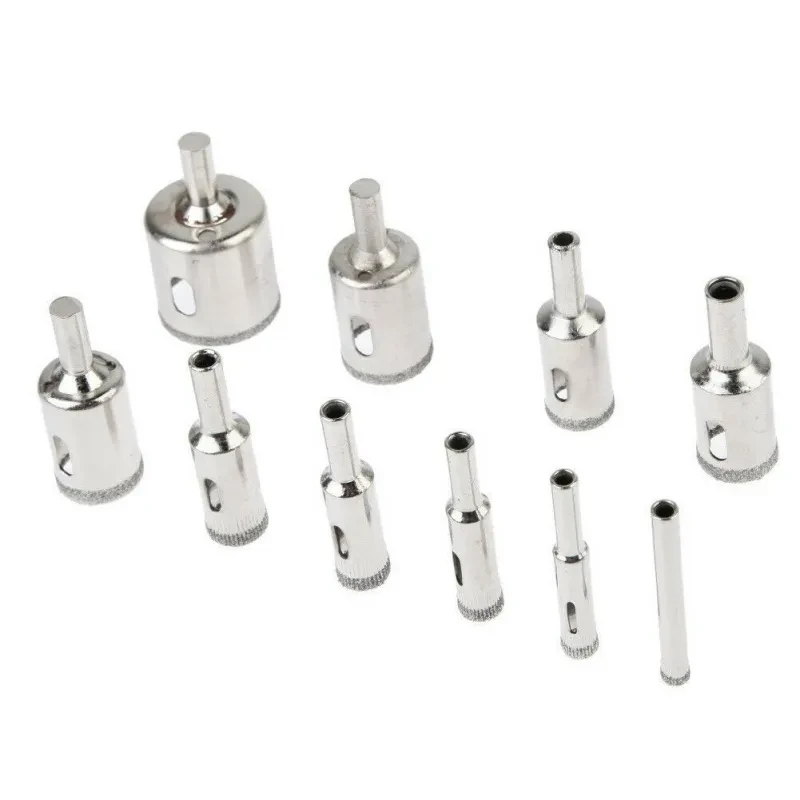 CMCP 15PCS Diamond Drill Bit Set 3–60mm Hole Saw for Tile & Glass