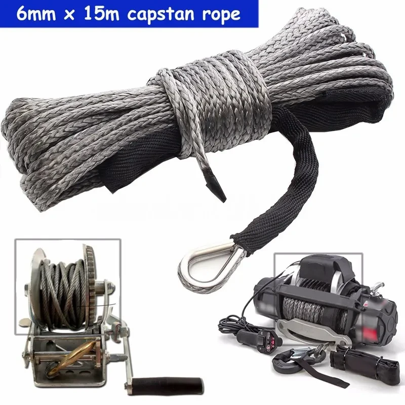 Self-Driving Dyneema Tow Rope 2 Ton Strength – 15M Rescue Cable