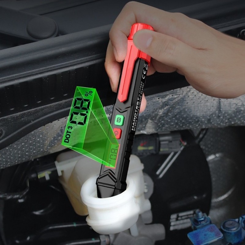 Digital Brake Fluid Tester Pen with LCD Display for Auto Repair