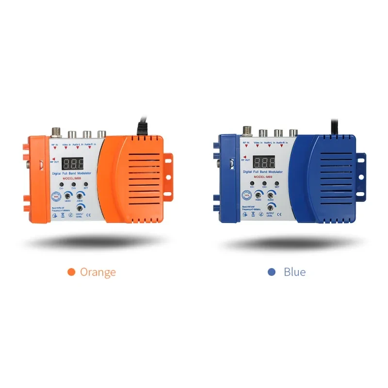 High-Performance Compact RF Modulator – Audio Video to TV Converter Box