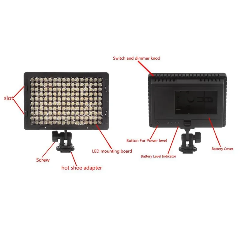 Portable LED Fill Light for Photography & Video – 5600K, 9.6W