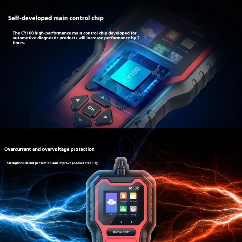M302 Car Maintenance Light Reset & Diagnostic Tool