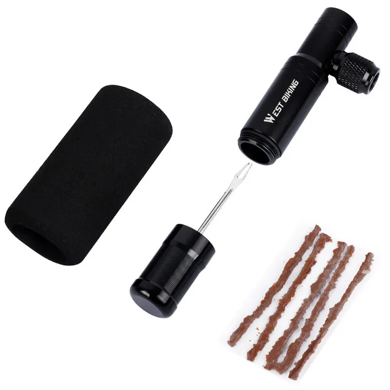 Multifunctional Bicycle Pump & Tyre Repair Tool β Portable & Durable