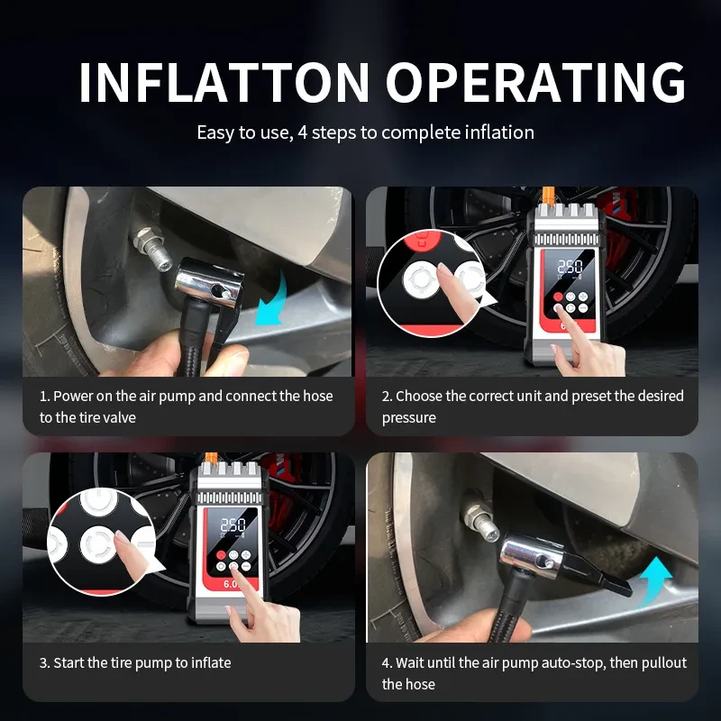 S200 Integrated Emergency Power & Air Pump for Cars