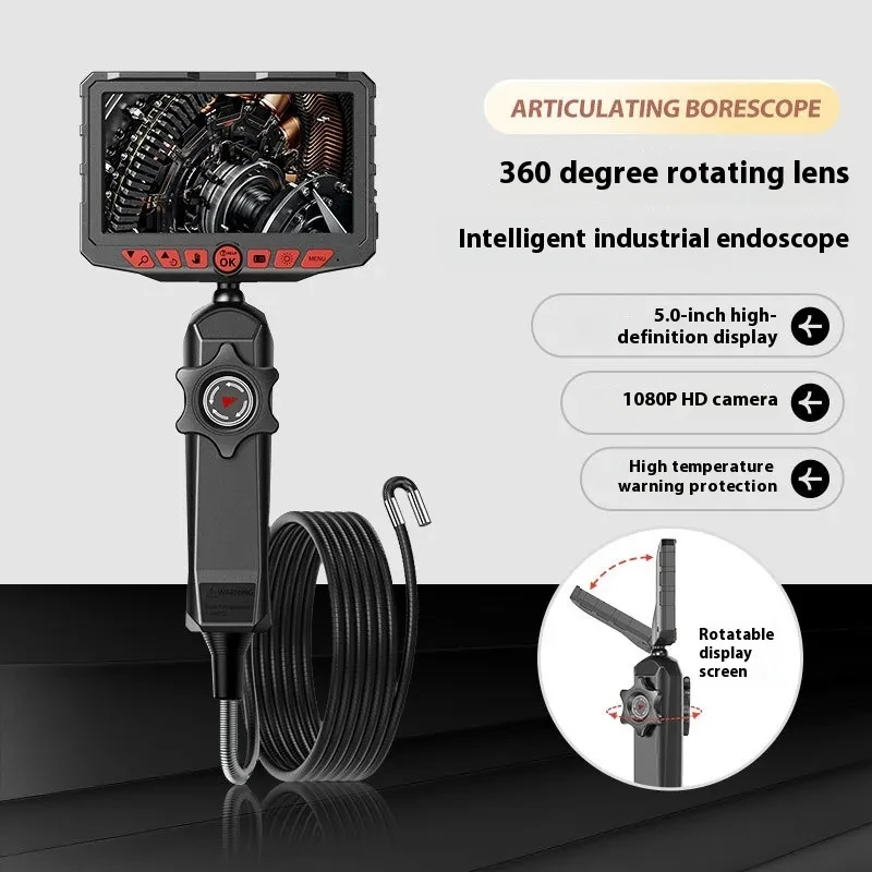 1080P Micro Hole Detection Camera – IP67 Waterproof, 7 Inch Display