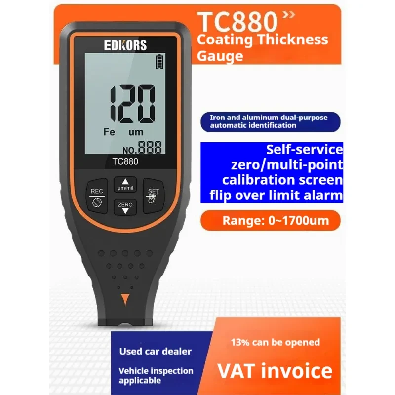 Ultra-Accurate Coating Thickness Tester – Compact Digital Gauge