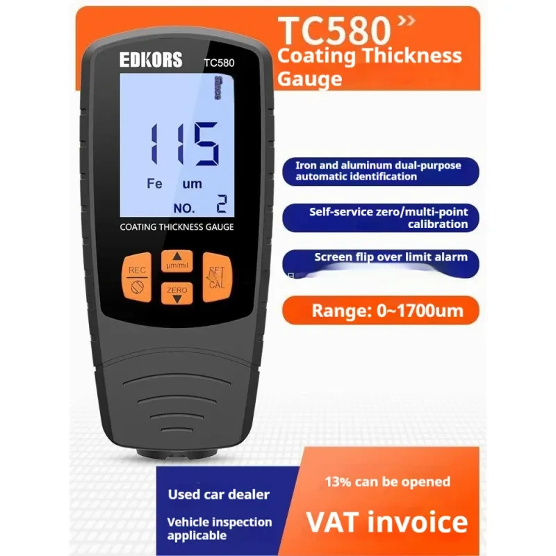 Ultra-Accurate Coating Thickness Tester – Compact Digital Gauge