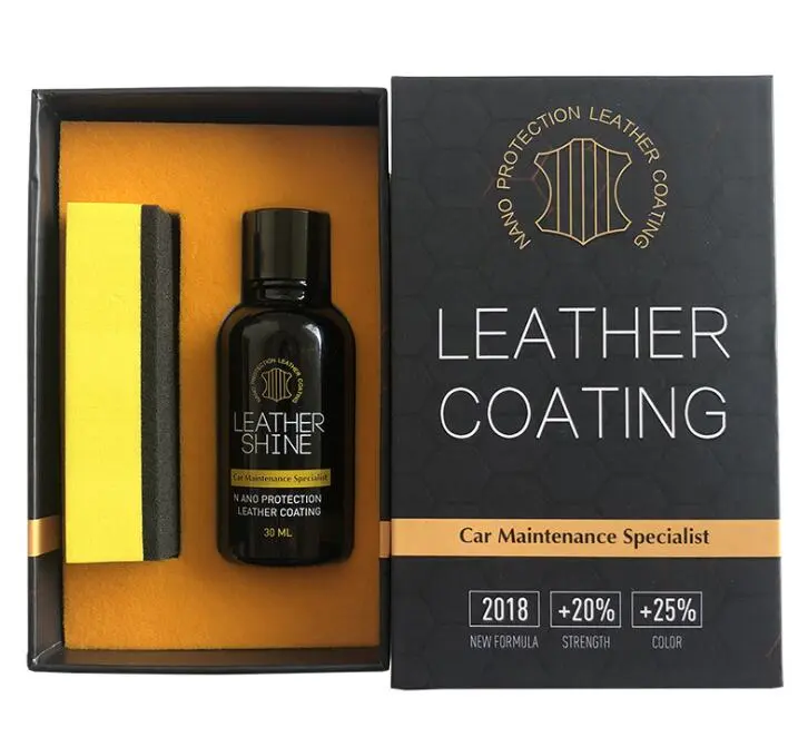 Car Leather Seat Gloss Protector – Shine, Clean & Protect 30ml