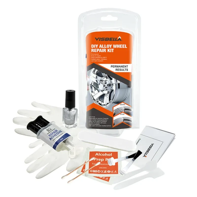 Visbella Alloy Wheel Repair Kit – Rim Scratch & Dent Fix in 30 Min