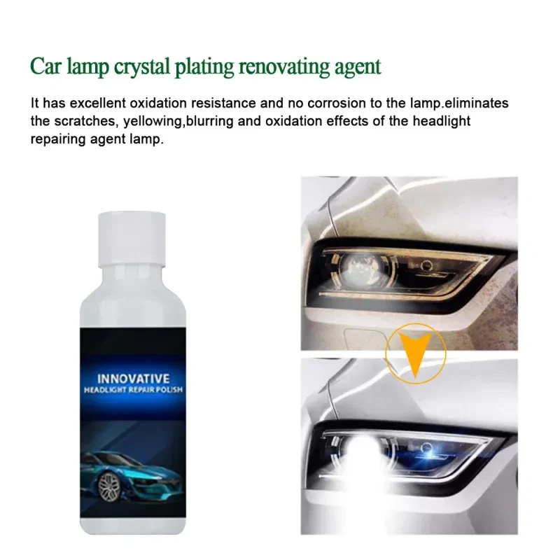Amamia Headlight Repair Fluid – Anti-Yellowing & Scratch Removal