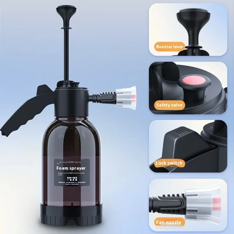 2L Hand-Held Foam Spray Sprayer for Plants, Cars & Home Cleaning