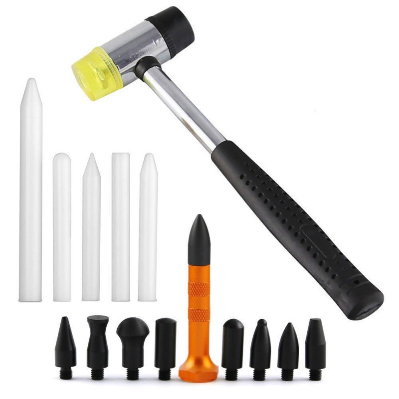 Paintless Car Dent Repair Kit – Rubber Hammer & Nylon Tools