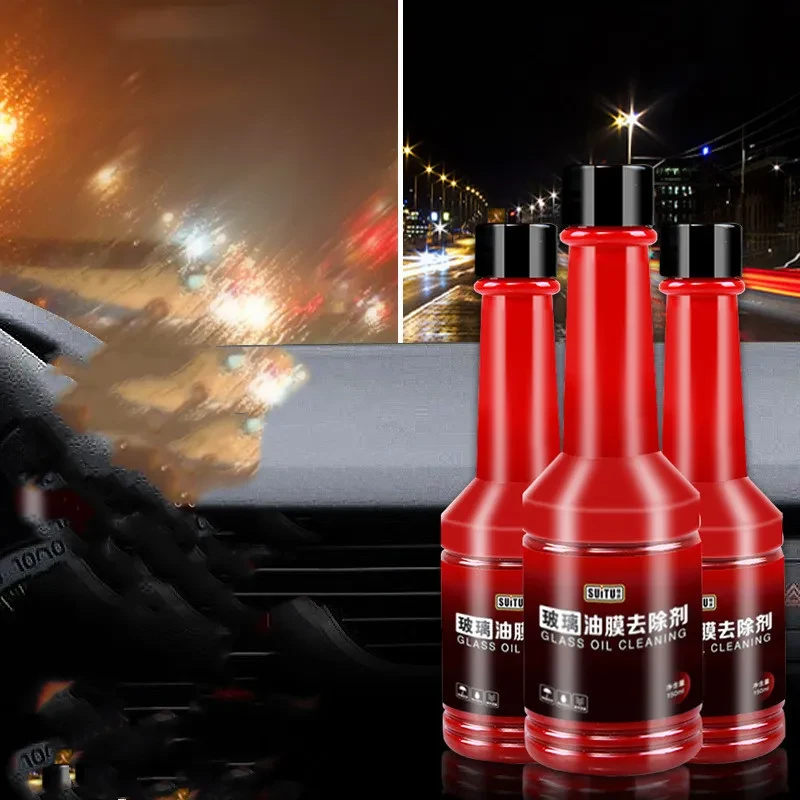 Car Glass Oil Film Remover – Deep Cleaning & Clear View