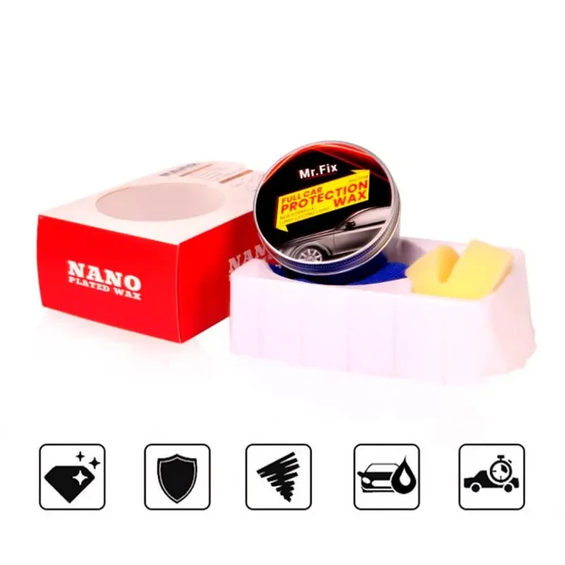 Car Glazing & Plating Crystal Wax – Shine, Protect & Decontaminate
